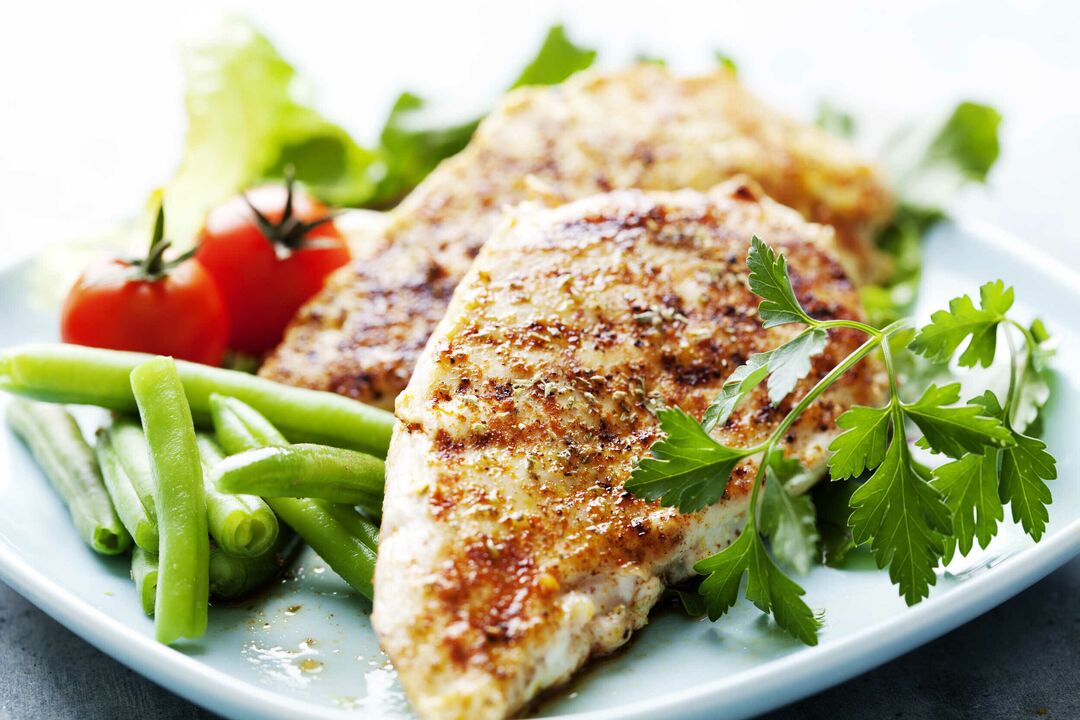 пилешко филе със зеленчуци за кето диета